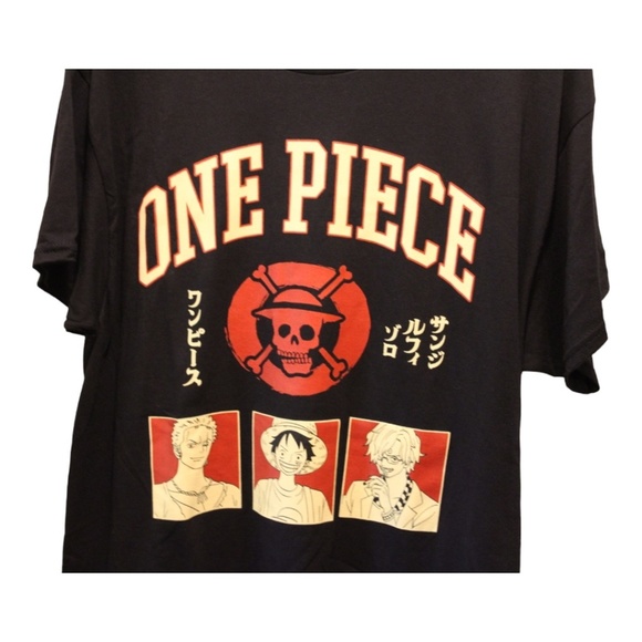 One Piece Zoro Sanji Luffy Graphic Tee Large - Picture 3 of 4